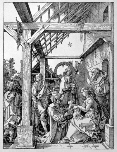 La adoración de los magos, 1511 de Albrecht Dürer